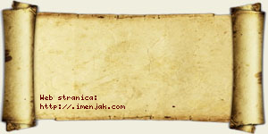 Una Aljančić vizit kartica